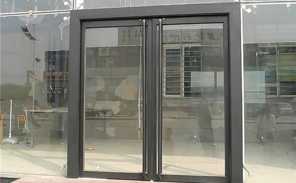 洋县玻璃地弹门