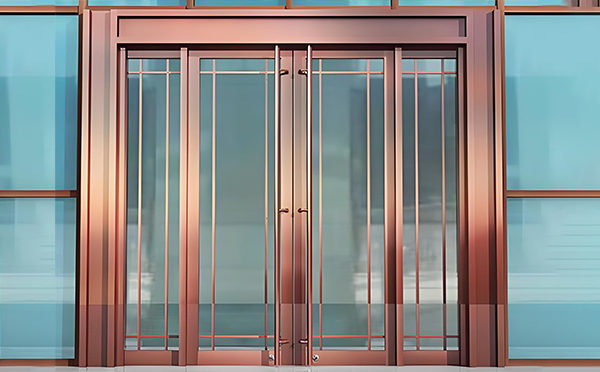 洋县玻璃地弹门